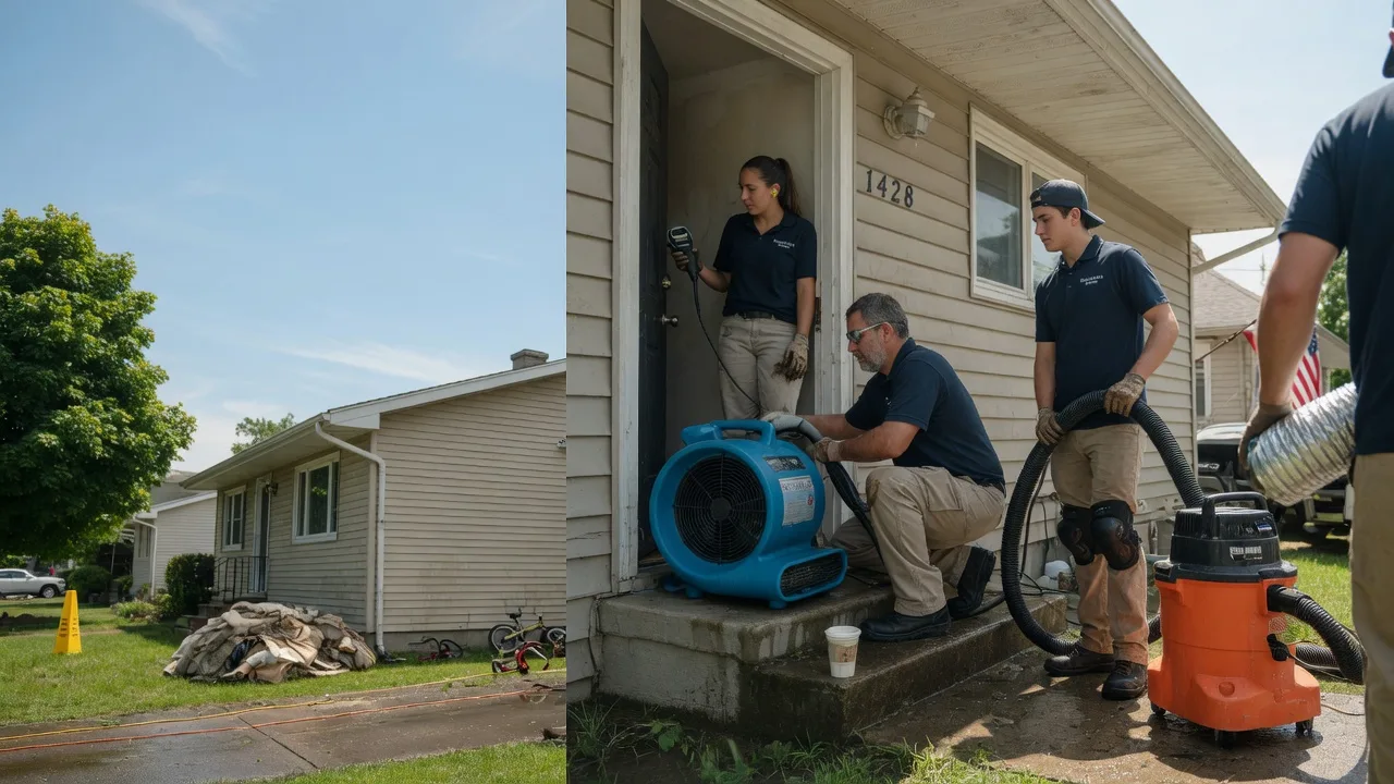 Water Damage Restoration in Fairmount, IL near me